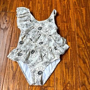 Janie and Jack Floral Ruffle Swimsuit- 5